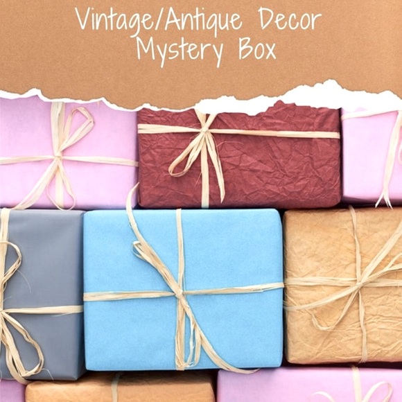 Accents Vintage Mystery Box Antique Mystery Box Mystery Box Vintage